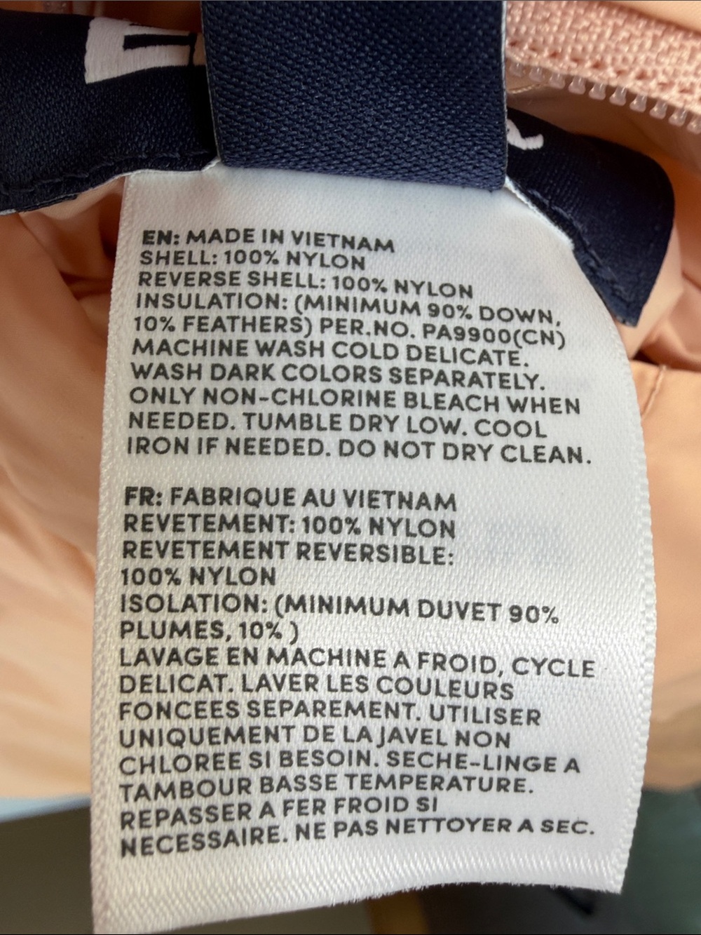 Lands End Down Filled Wanderweight Reversible Packable Vest. Size L. NWT - Picture 11 of 11